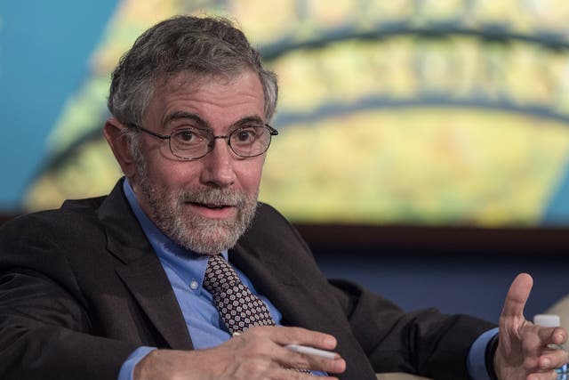 Krugman predicted that the stock market would crash on a Trump victory
