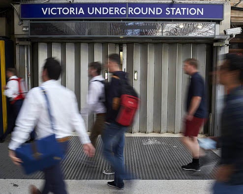 Victoria underground station is currently closed