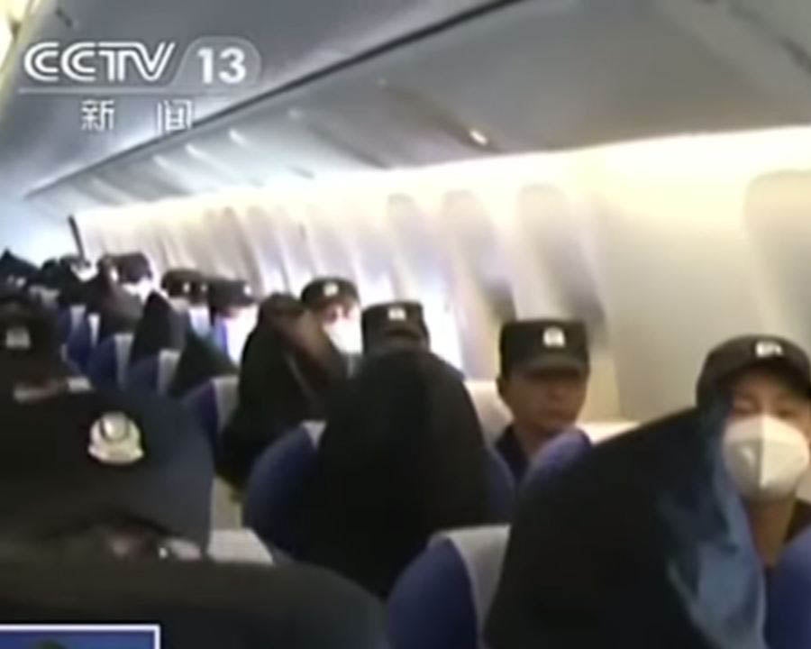 109 Uighurs were deported back to China with black bags over their heads