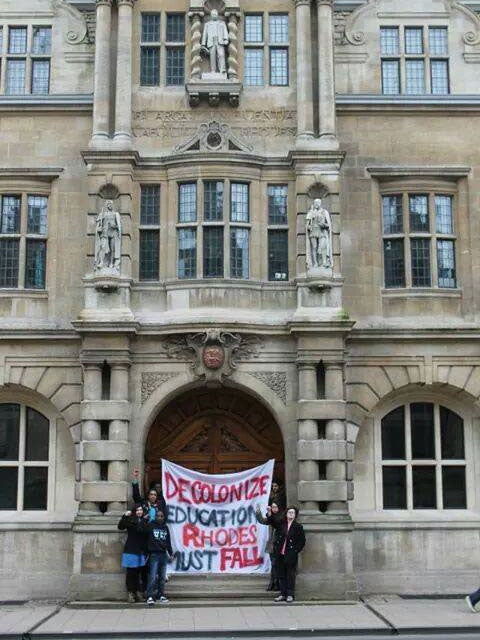 Student group Oxford University's Rhodes Must Fall want the university to remove its statue of Cecil Rhodes