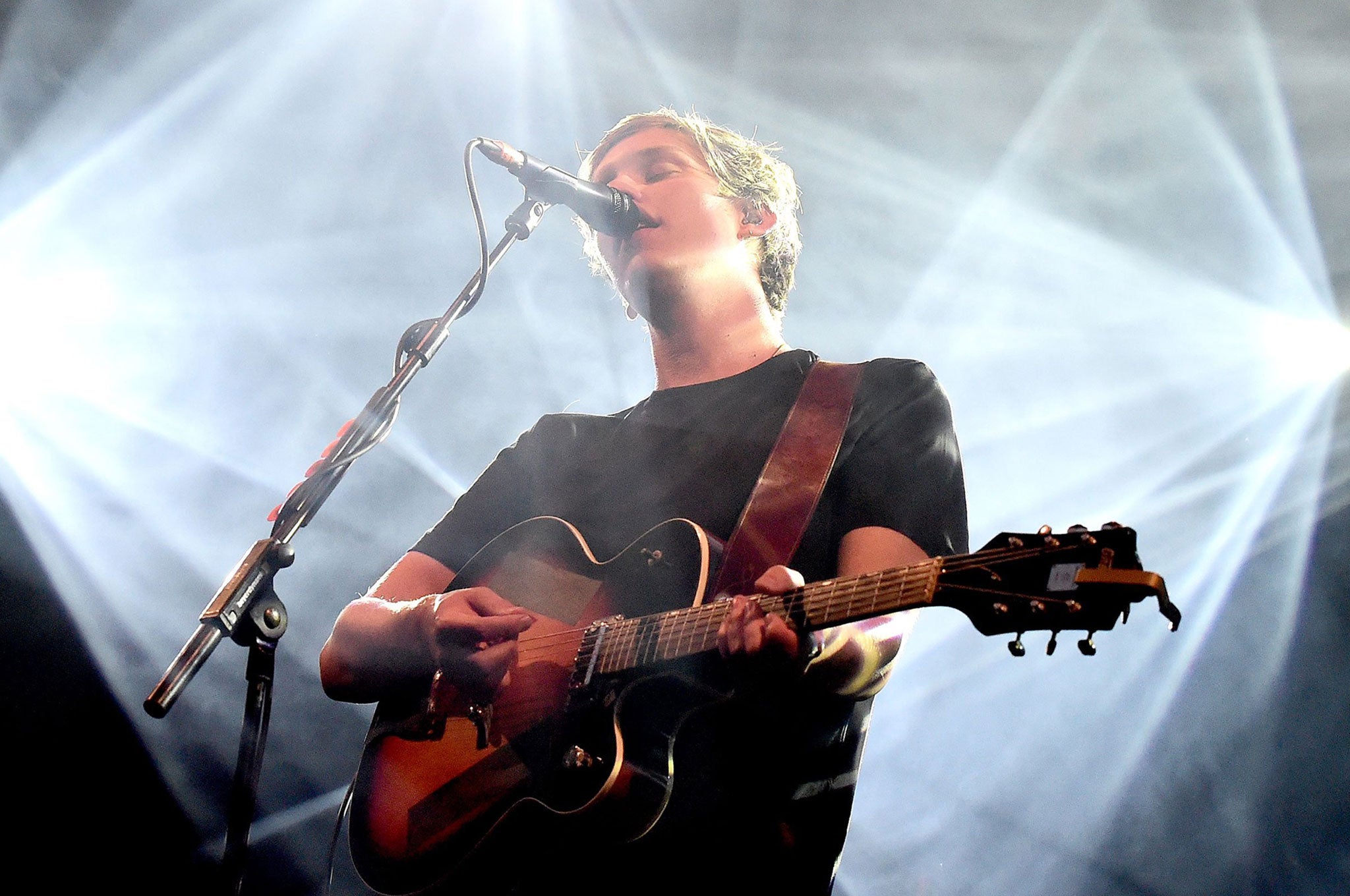 George Ezra performs at the Somerset House Summer series, London