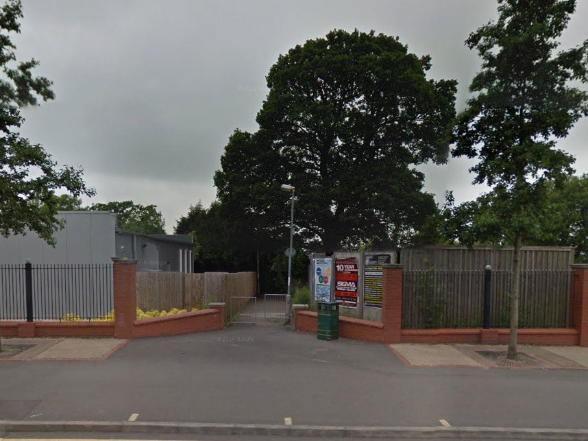 Footage of the incident, which is believed to have taken place at Hilary Grove, Birmingham, shows a teenage girl shouting telling a school girl to get on her knees and apologise