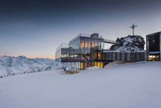 Peak conditions: the Ice Q restaurant, in the Ötztal Alps 