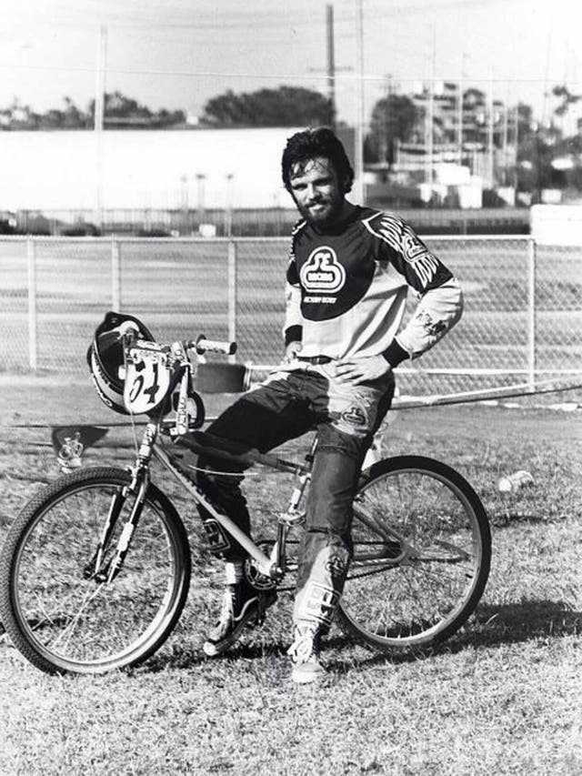 Breithaupt: he was inspired when he saw youngsters riding their bikes on a dirt track