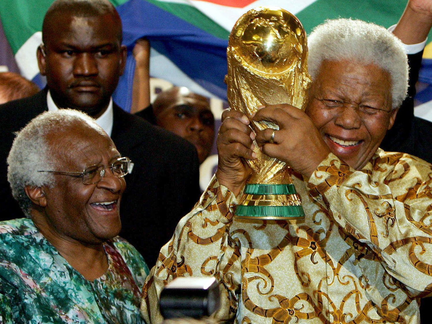
Desmond Tutu and Nelson Mandela have both won the Nobel Peace Prize 