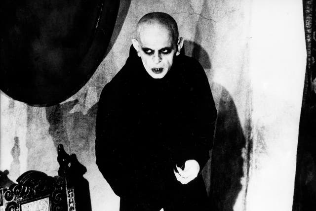 Max Schreck as the vampire Count Orlok in Murnau's 1922 horror classic Nosferatu