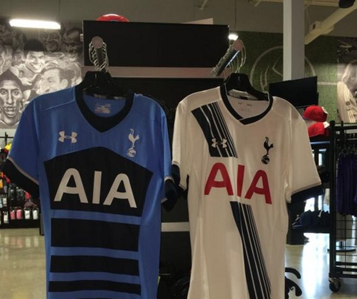 Tottenham Hotspur 2015/16 away shirt: Blue kit leaked and on sale in ...