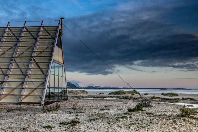 You could get your sweat on while look out over the Arctic Sea (Picture: Agora Sauna at SALT, Norway, salted.no (c) Martin Losvik)
