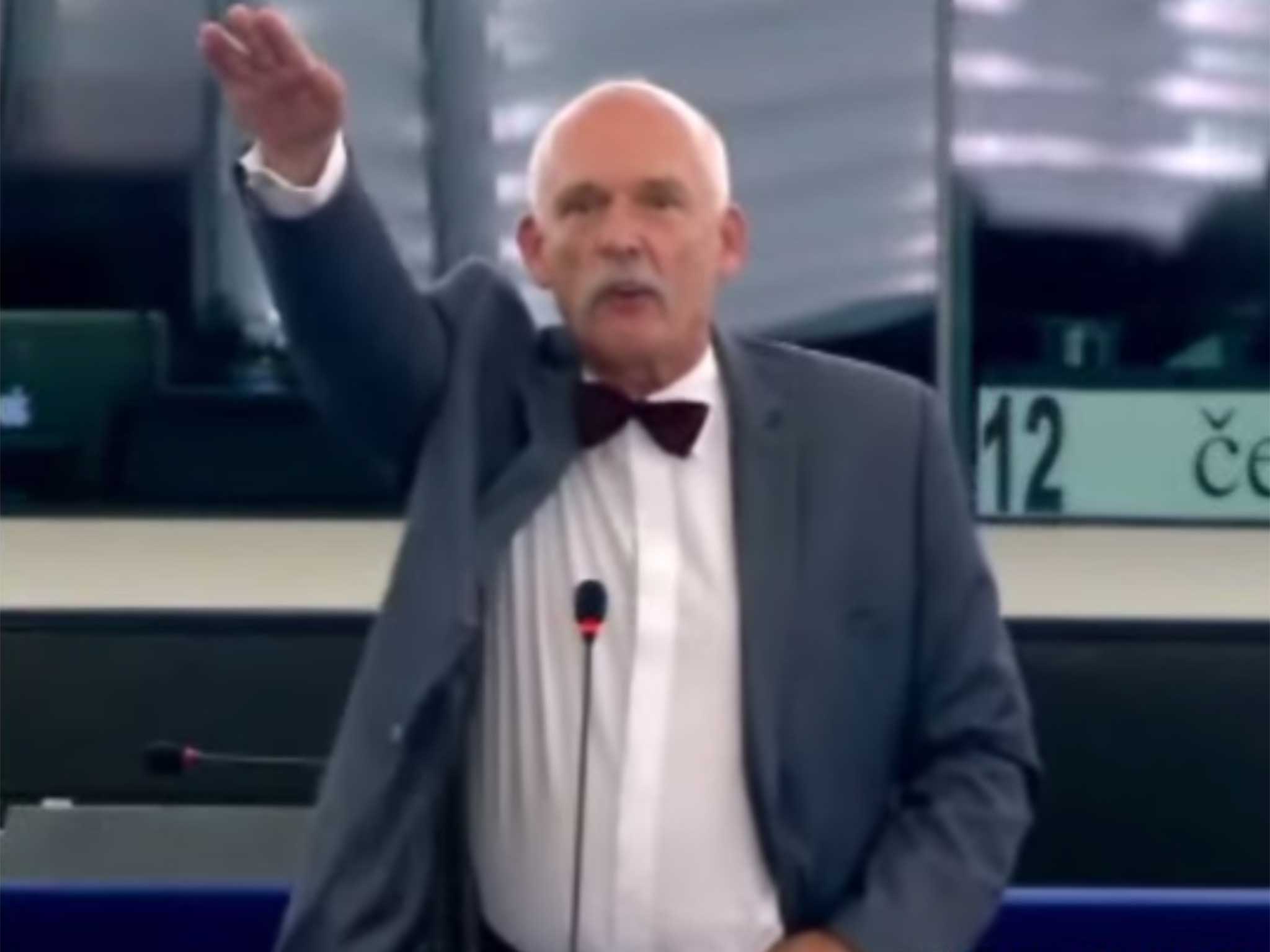 Janusz Korwin-Mikke does not like the EU