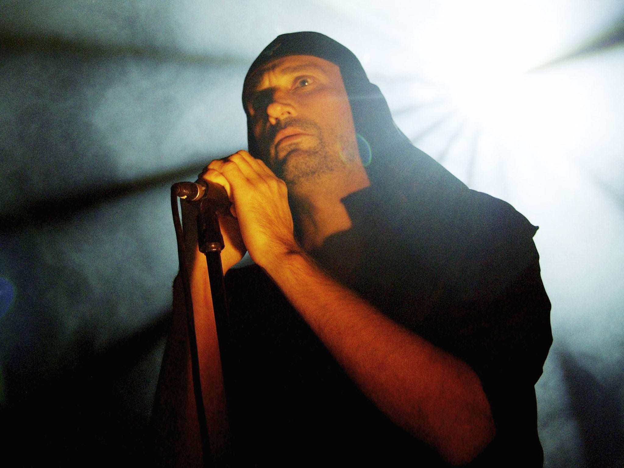 Milan Fras, lead singer of Slovenian experimental industrial group Laibach