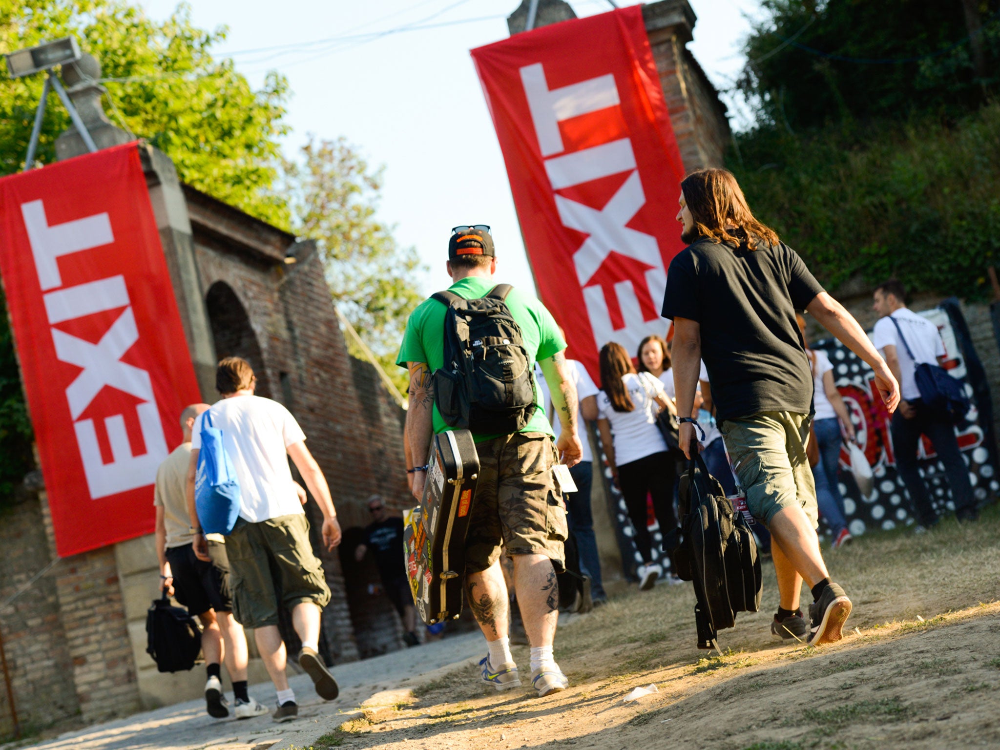 The main entrance to EXIT festival