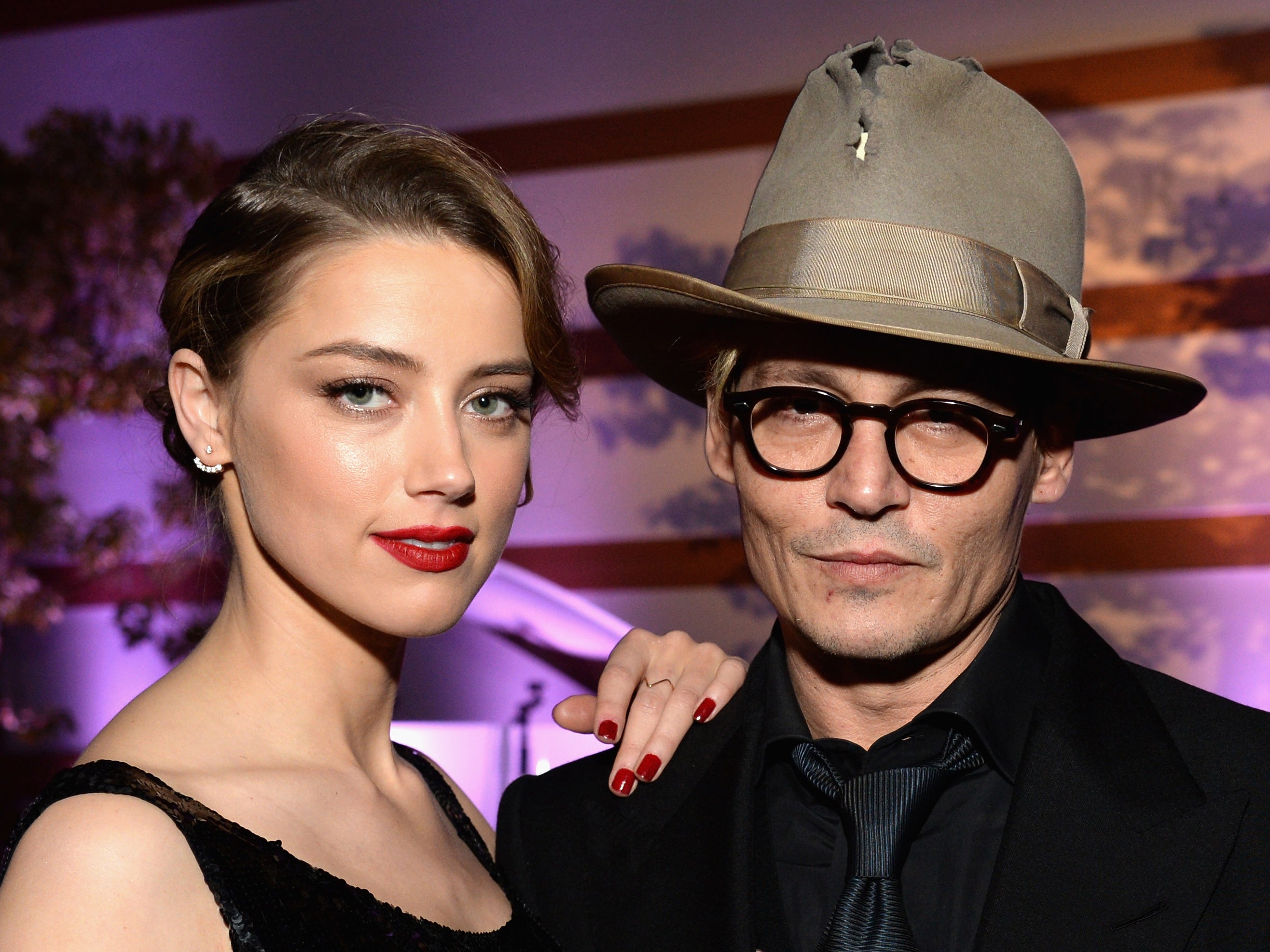 Amber Heard and Johnny Depp photographed before their separation