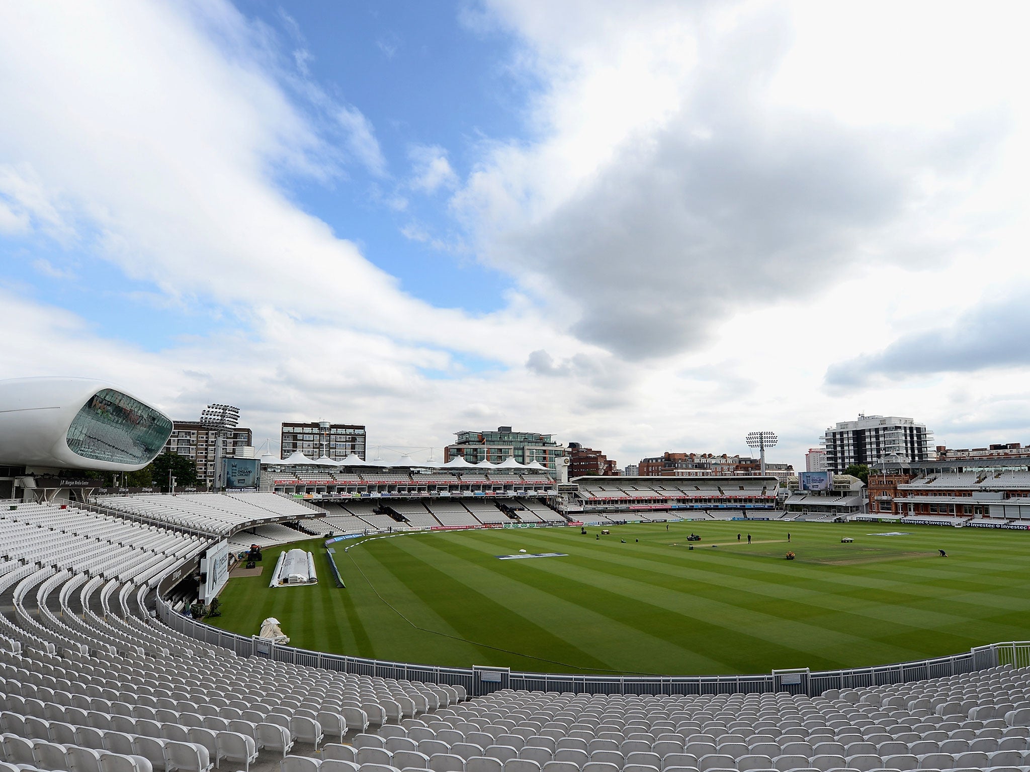 A shot of Lord's Cricket Ground ahead of the Second Ashes Test