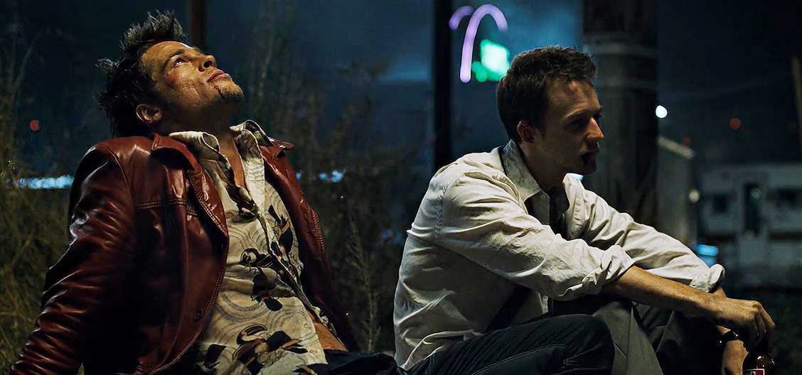 Brad Pitt and Edward Norton in 1999’s ‘Fight Club’