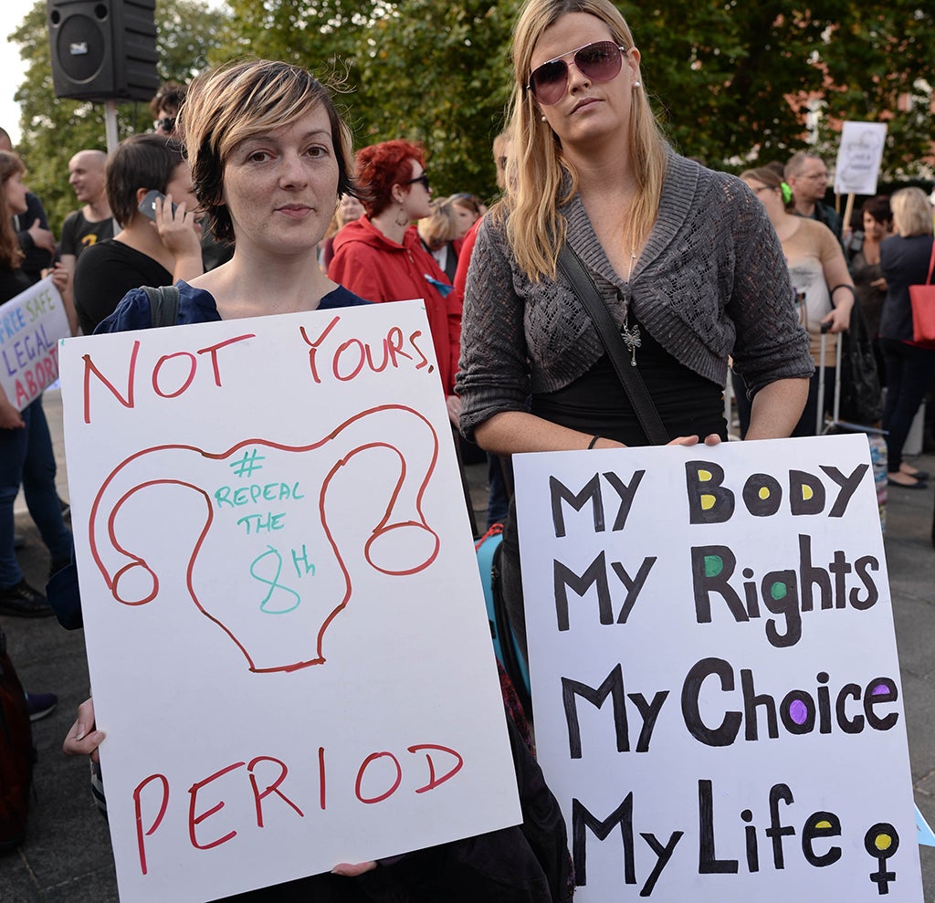 The 3rd Annual March for Choice, Dublin, Ireland - 27 Sep 2014