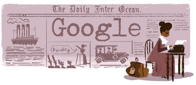 Google honoured Ida B Wells with her own doodle to mark her 153rd birthday on 16th July