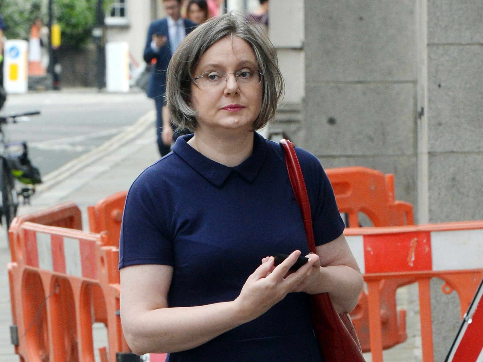 Sophie Sotello arriving at the Old Bailey where her conviction for ignoring a school attendance order was quashed