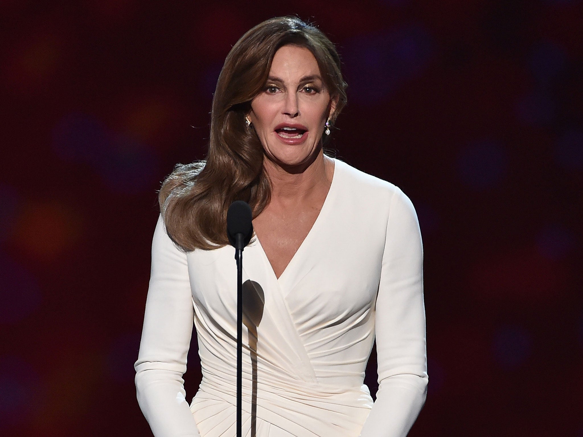 Say my name: Caitlyn Jenner accepting a courage award this week