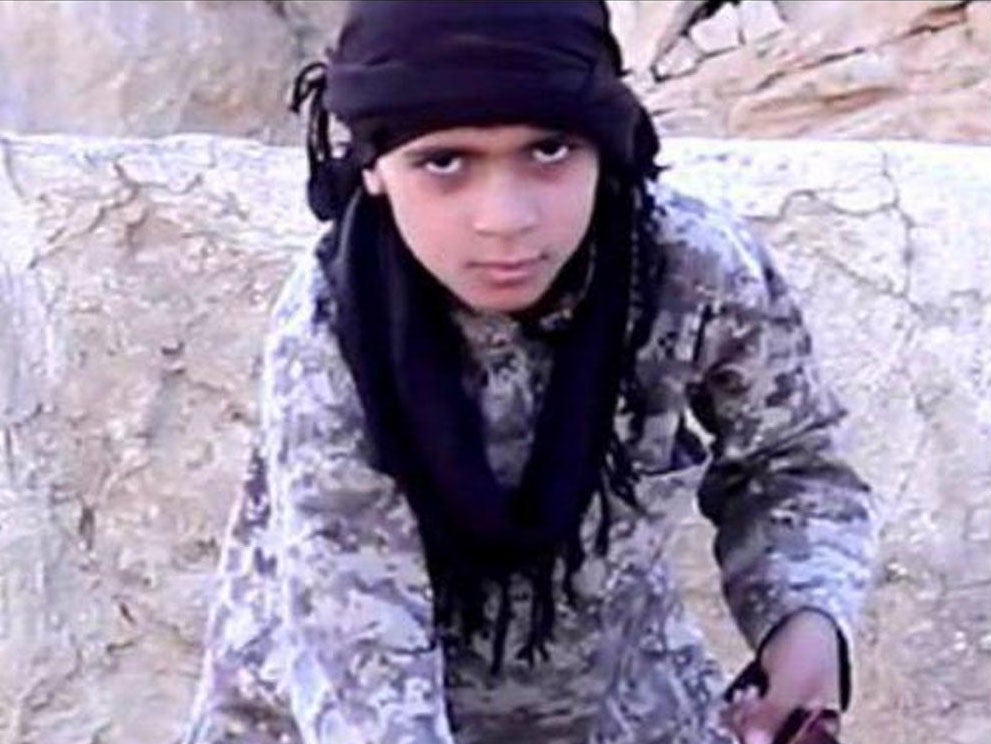 968px x 681px - Isis video shows young boy beheading Syrian soldier near ...