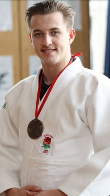 Dan Mair with European Bronze medal