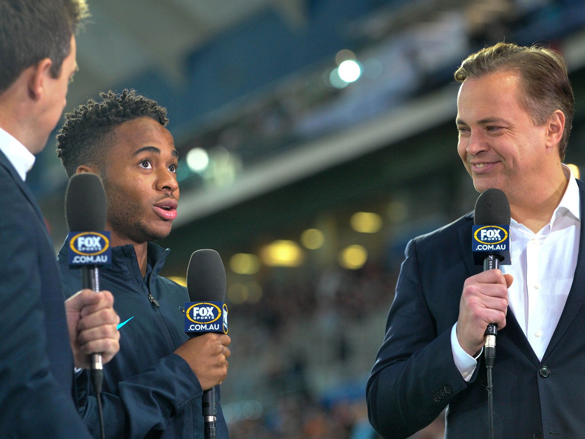 Sterling spoke with Australia's Fox Sports