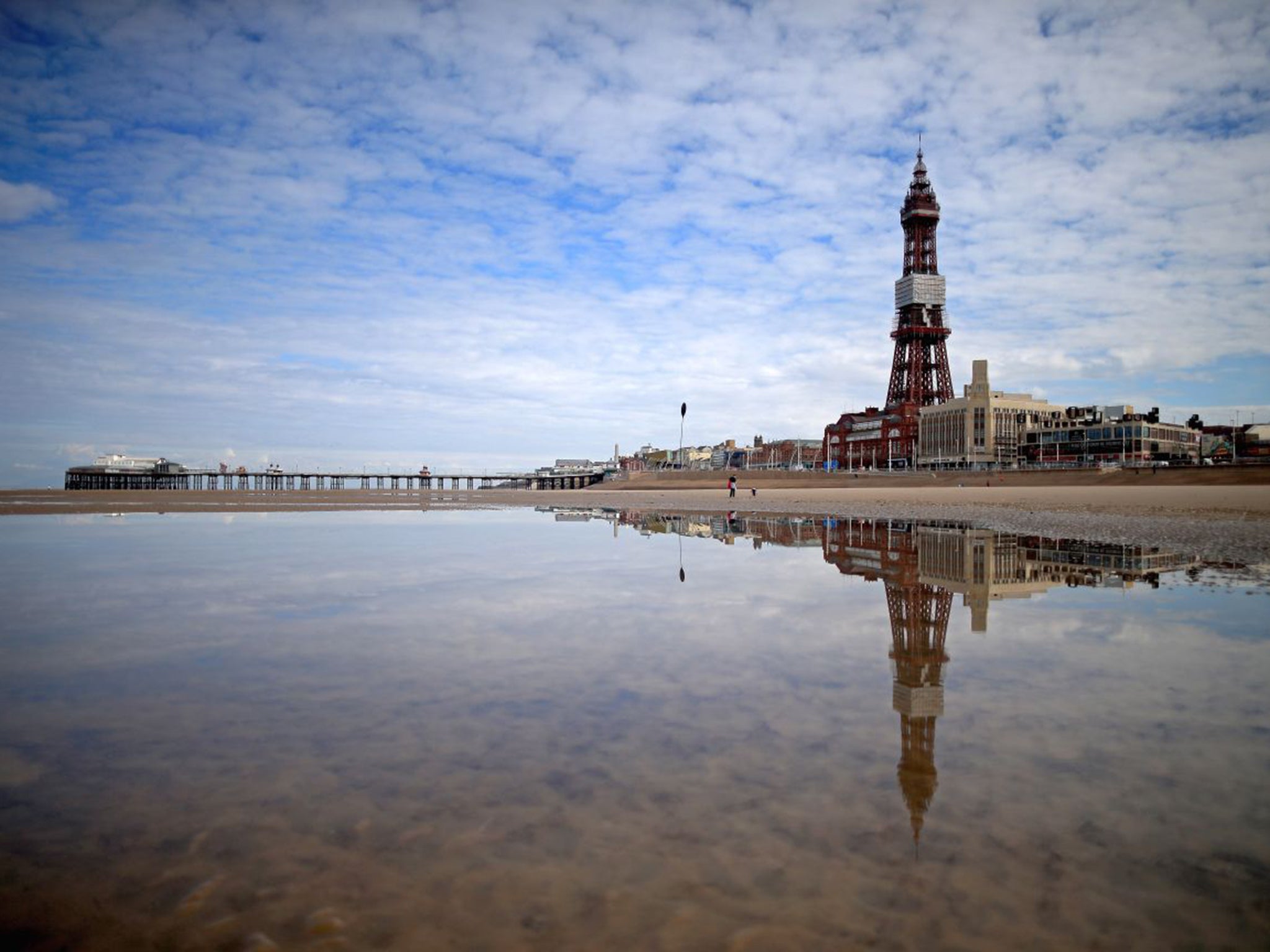 The hotel is a stone's throw from Blackpool Tower