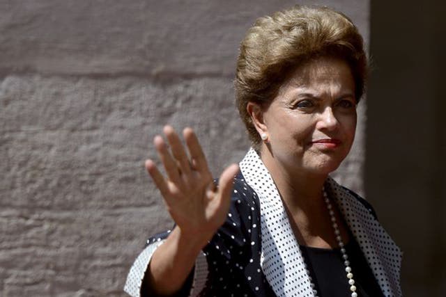 Dilma Rousseff is just eight months into her presidential term