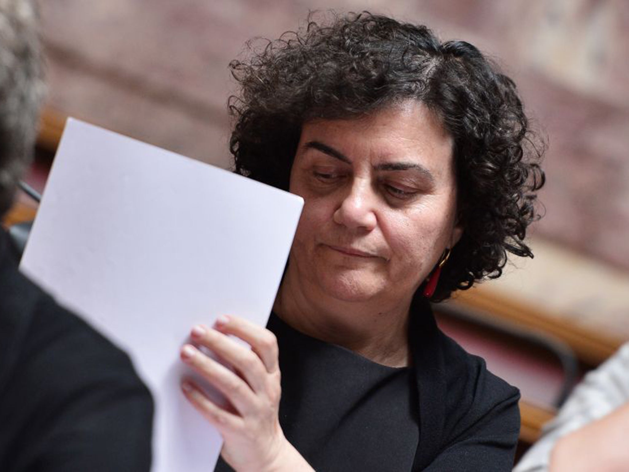 Deputy Finance Minister, Nadia Valavani, resigned ahead of last Wednesday’s vote