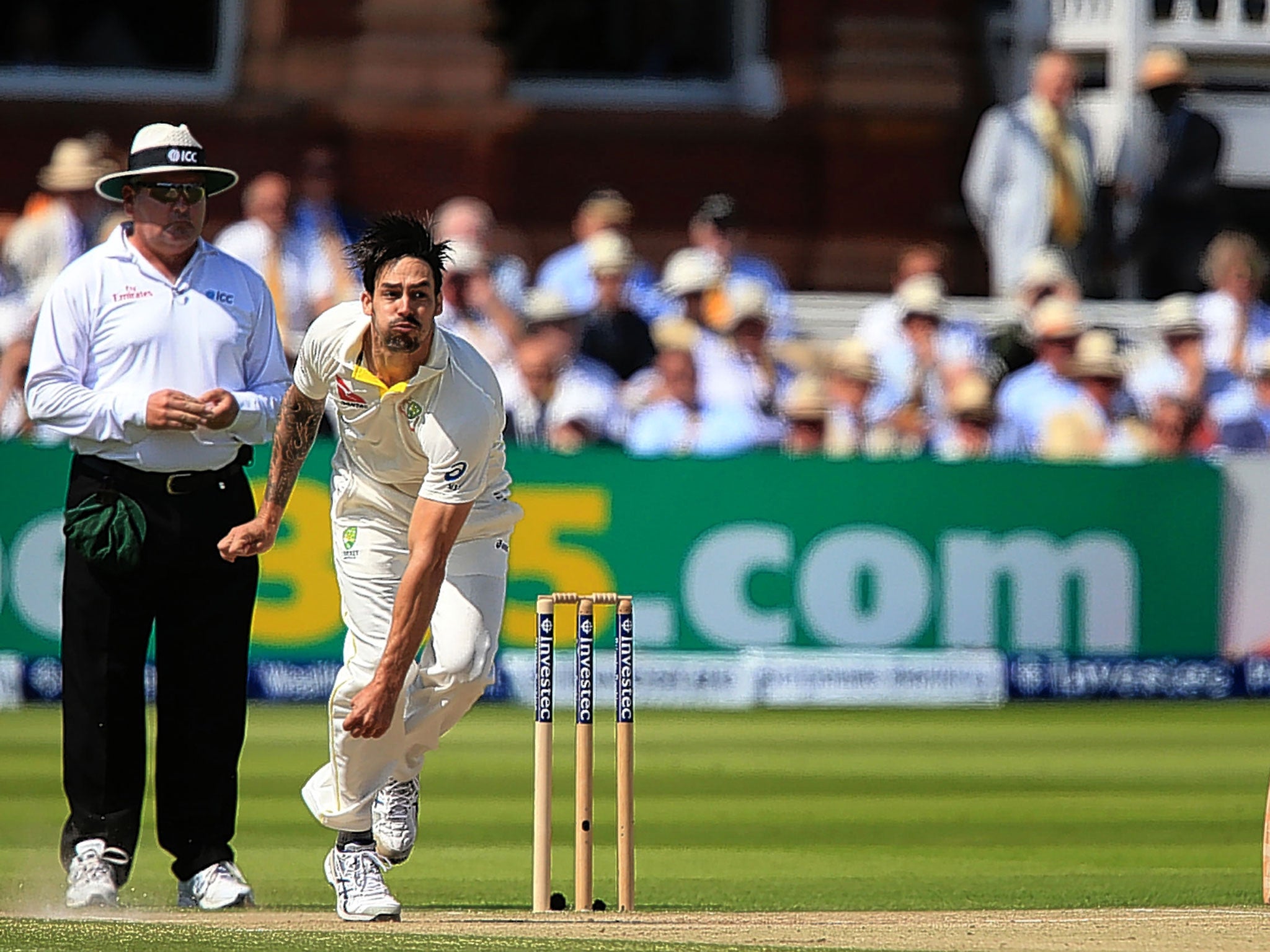 Mitchell Johnson has been used to maximum effect with short but explosive spells