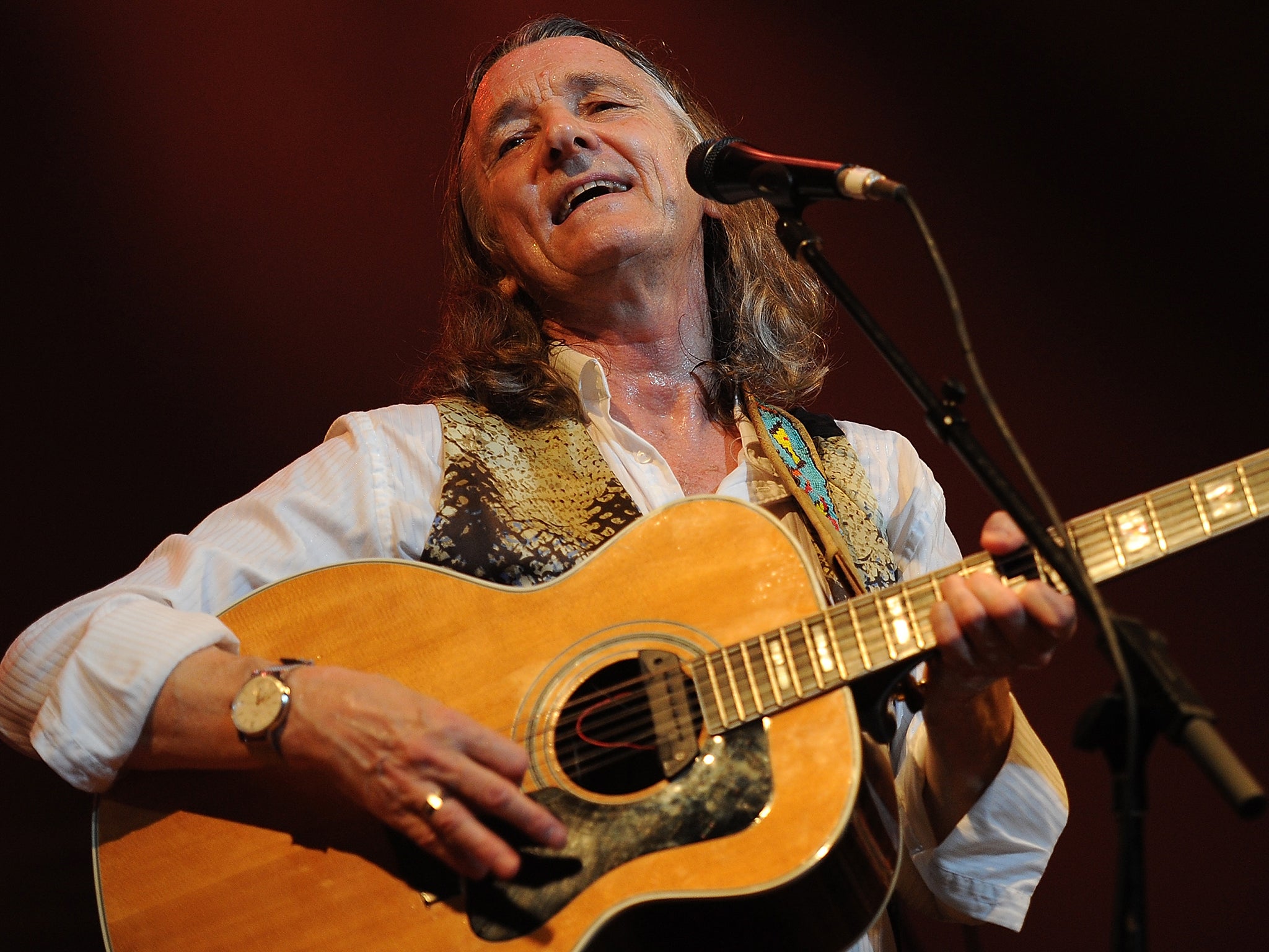 Roger Hodgson performing on stage at Bluesfest 2013 in Byron Bay, Australia