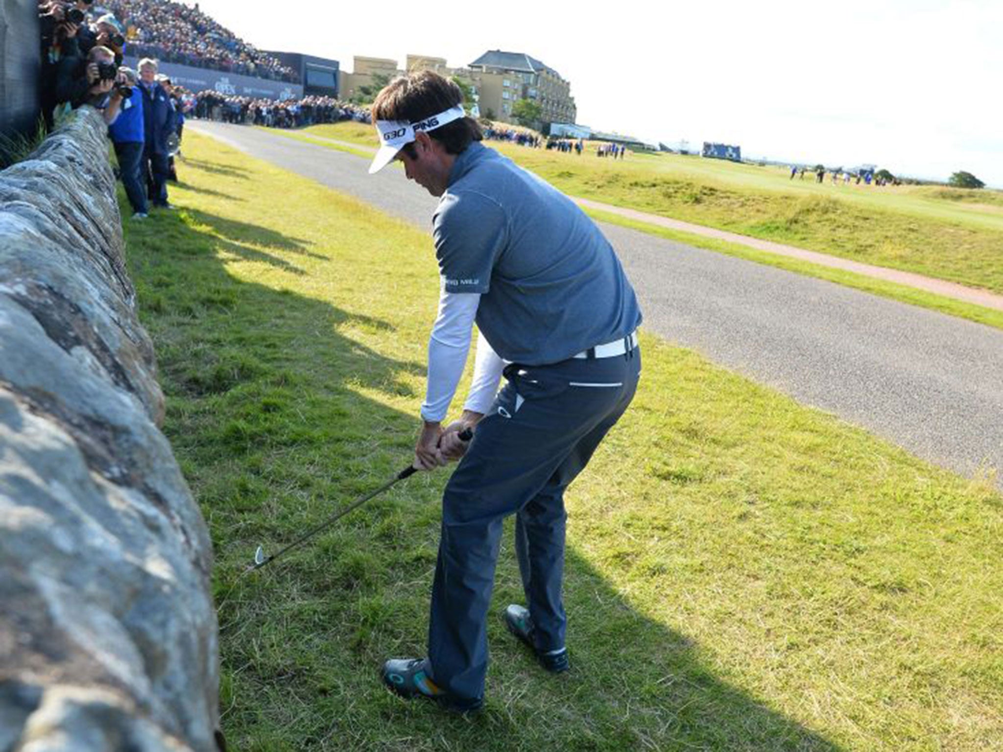 Bubba Watson on the 17th