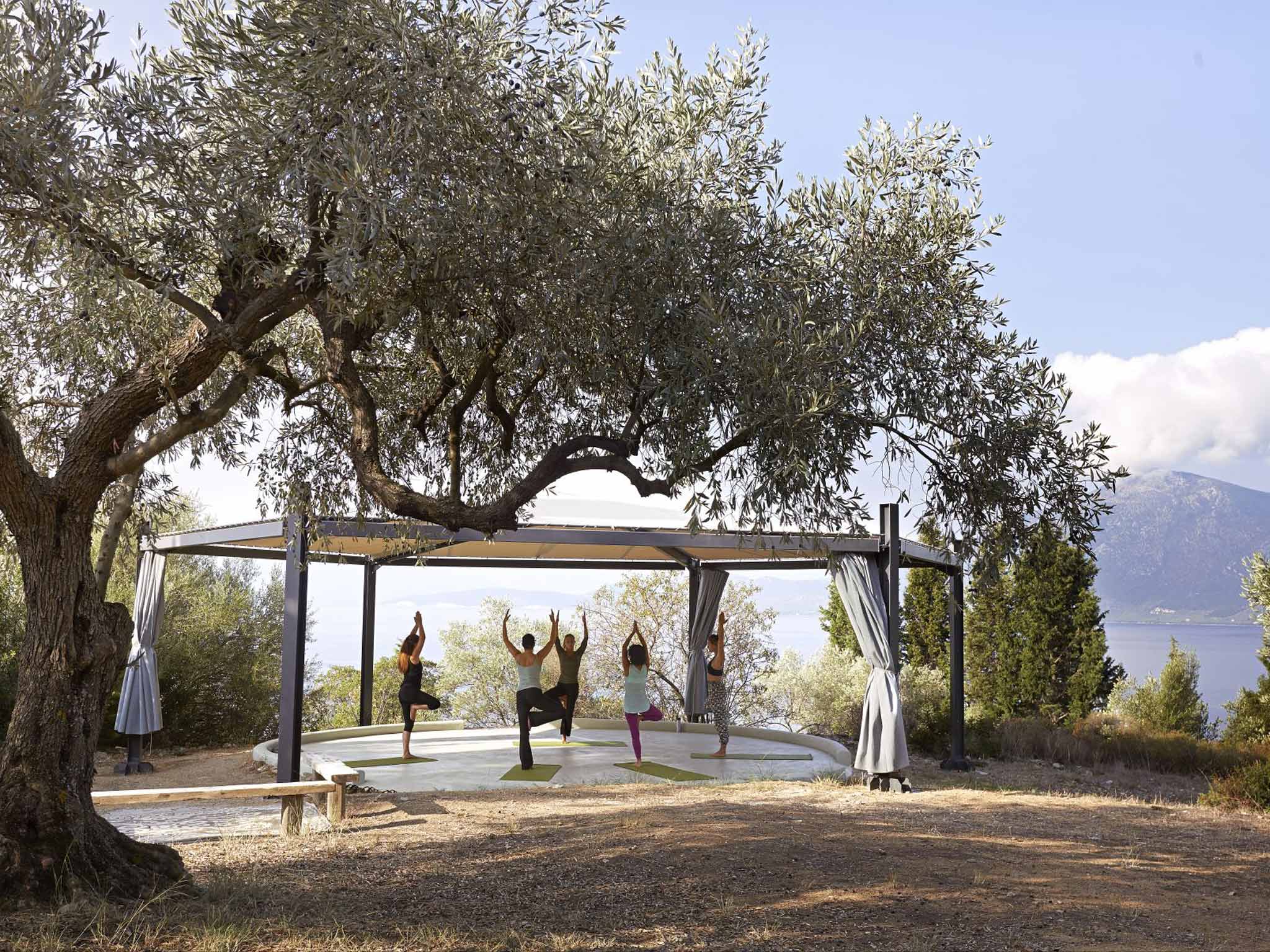 Once a jet set private playground, Argironisos now welcomes a rather different clientele - the yoga retreaters