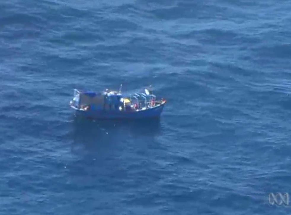 Footage of the boat was broadcast by the Australian Broadcasting Corporation