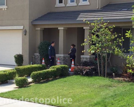 Police found the bodies of two women and three children at the home in Modesto, California