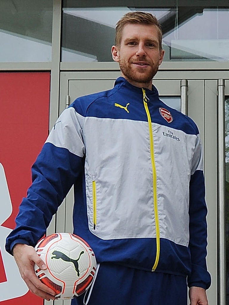 Arsenal defender Per Mertesacker