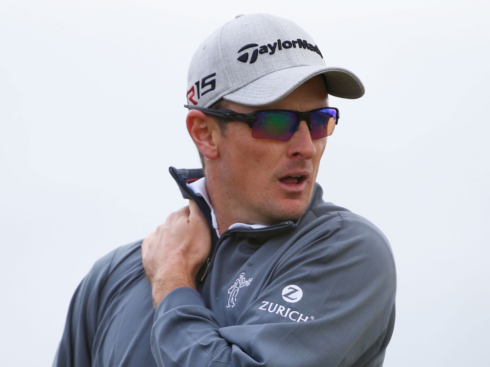 Justin Rose in action at St Andrews