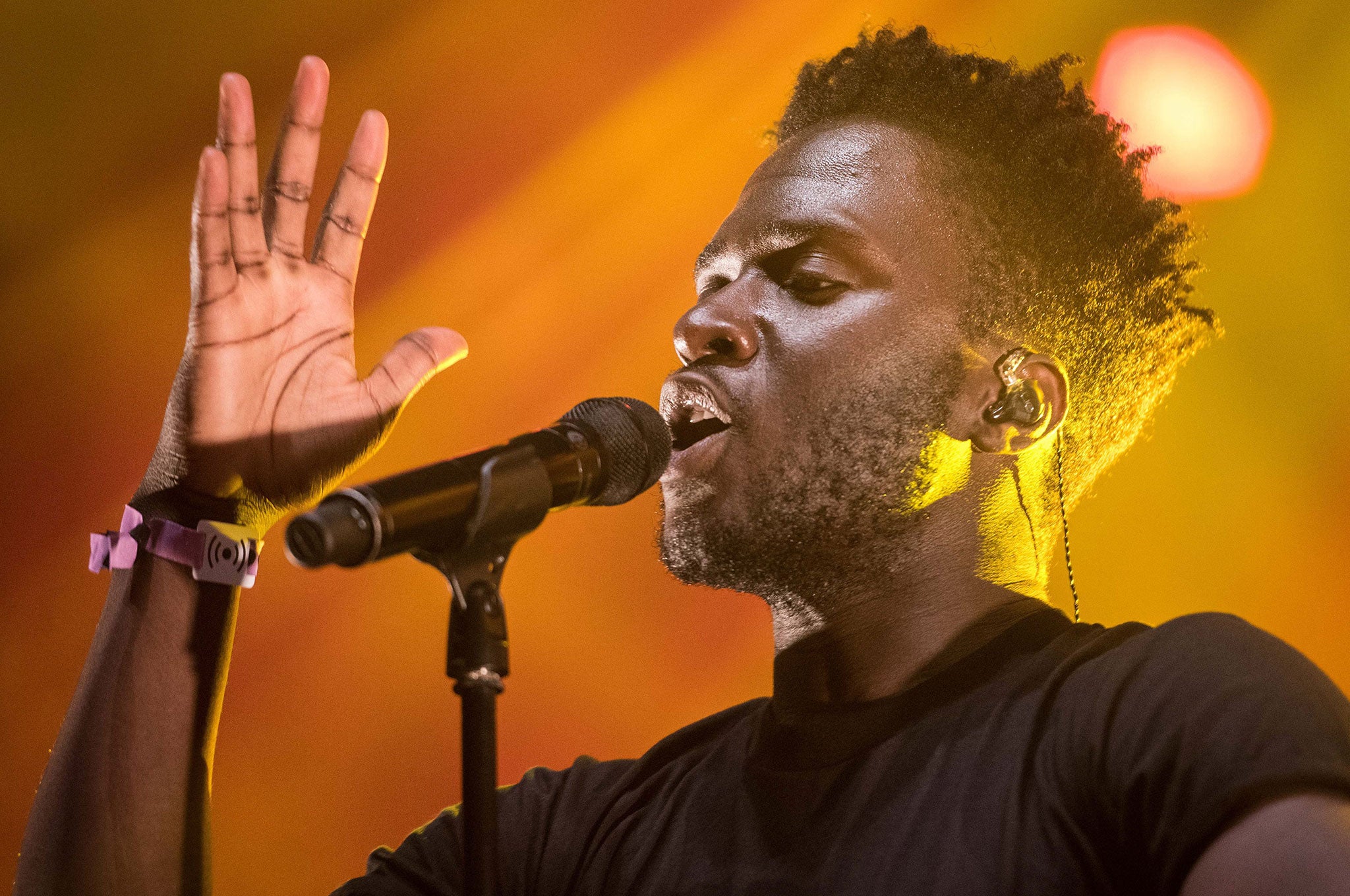 Kwabs performs during the Melt! Festival in Graefenhainichen, Germany, July 2015