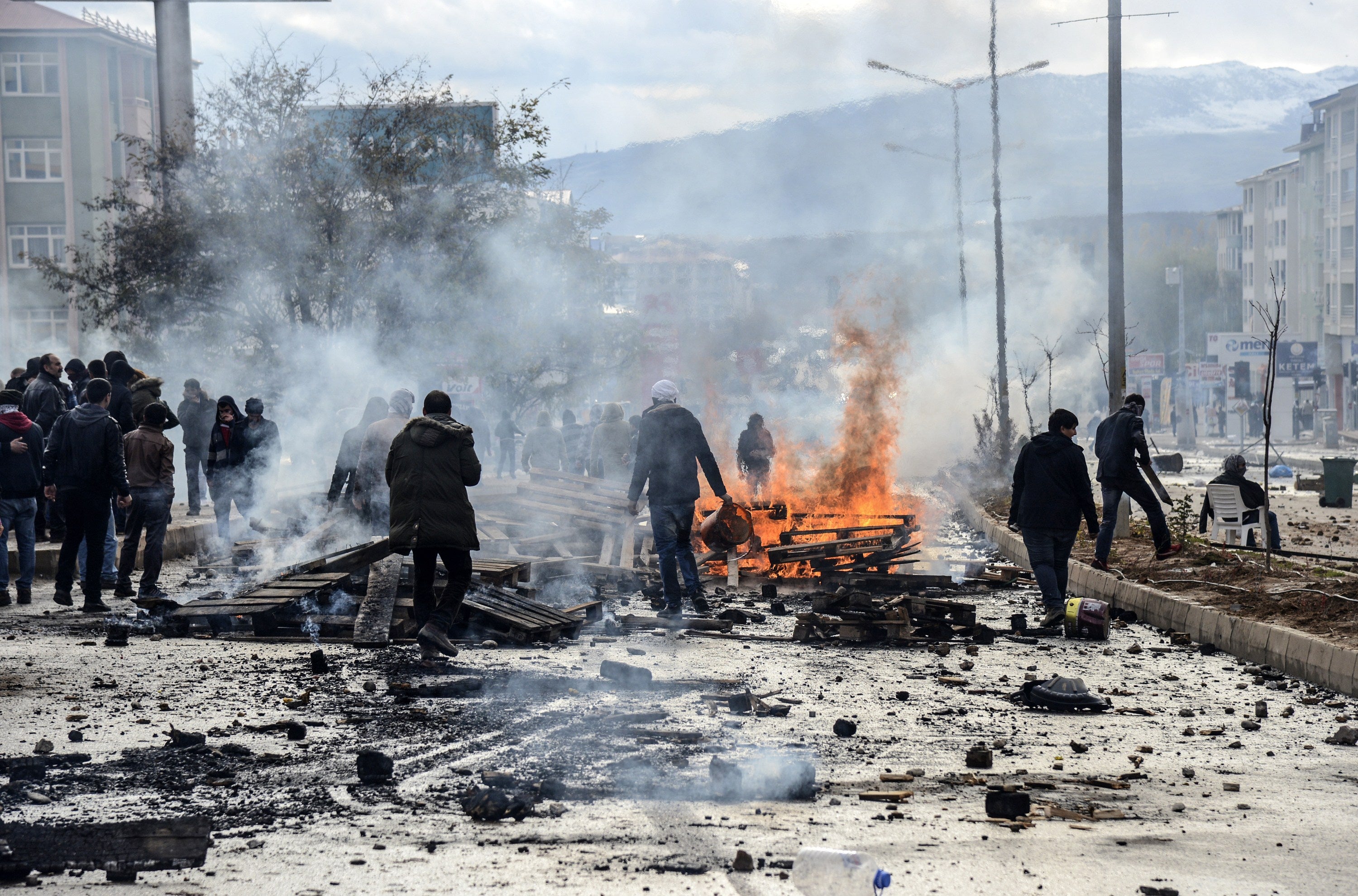 Unrest in Tunceli, after a demonstration by Kurdish protesters over the visit of a Turkish far-right nationalist leader to the city