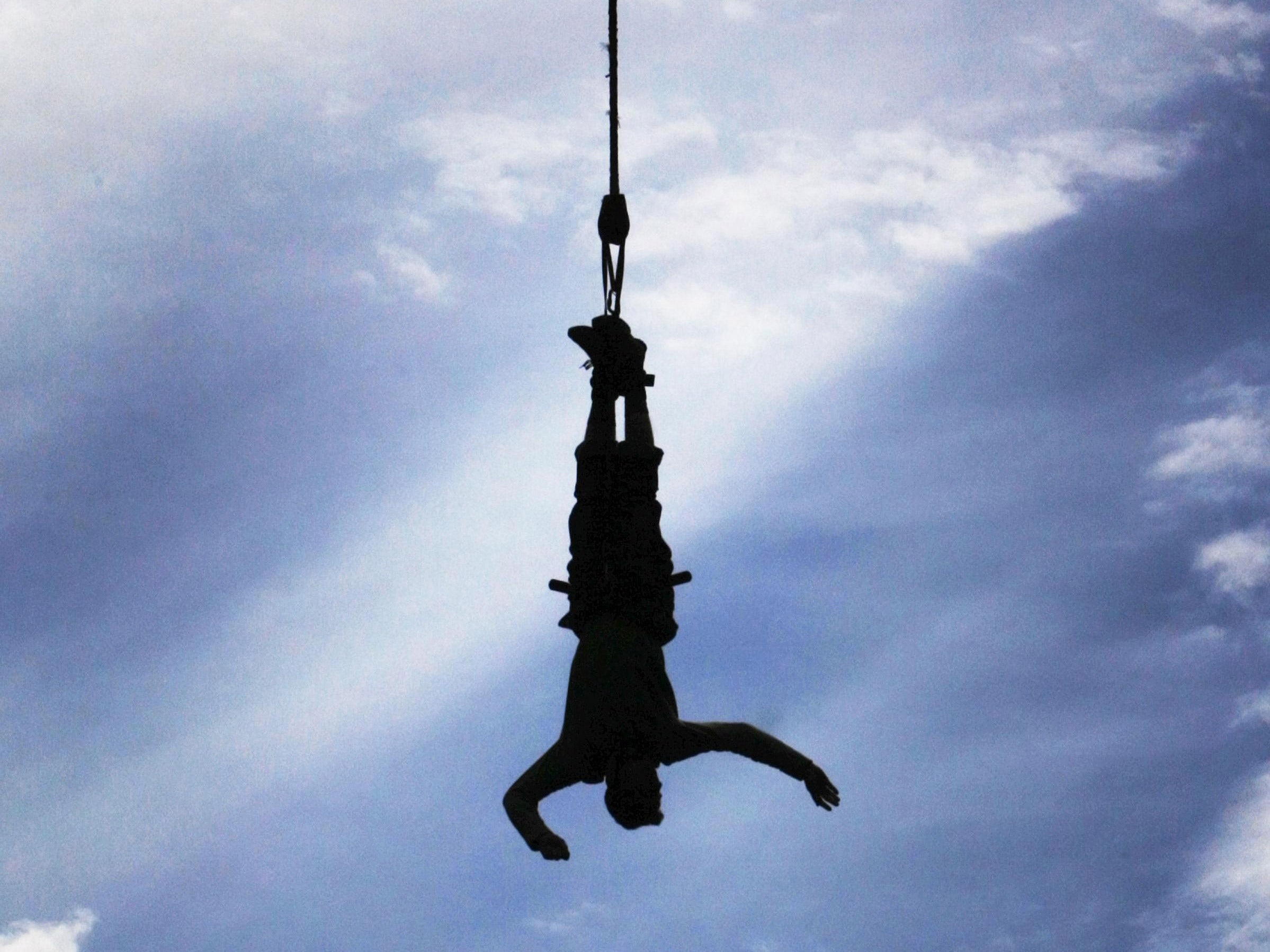 A file image of a bungee jumper