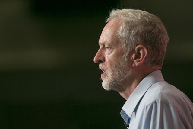 Jeremy Corbyn, who is running for leader of the Labour party