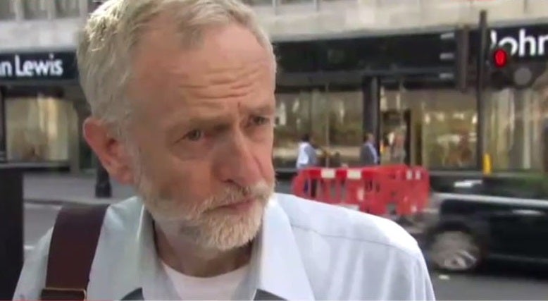 Jeremy Corbyn reacts to Tony Blair calling him 'the Tory preference' candidate