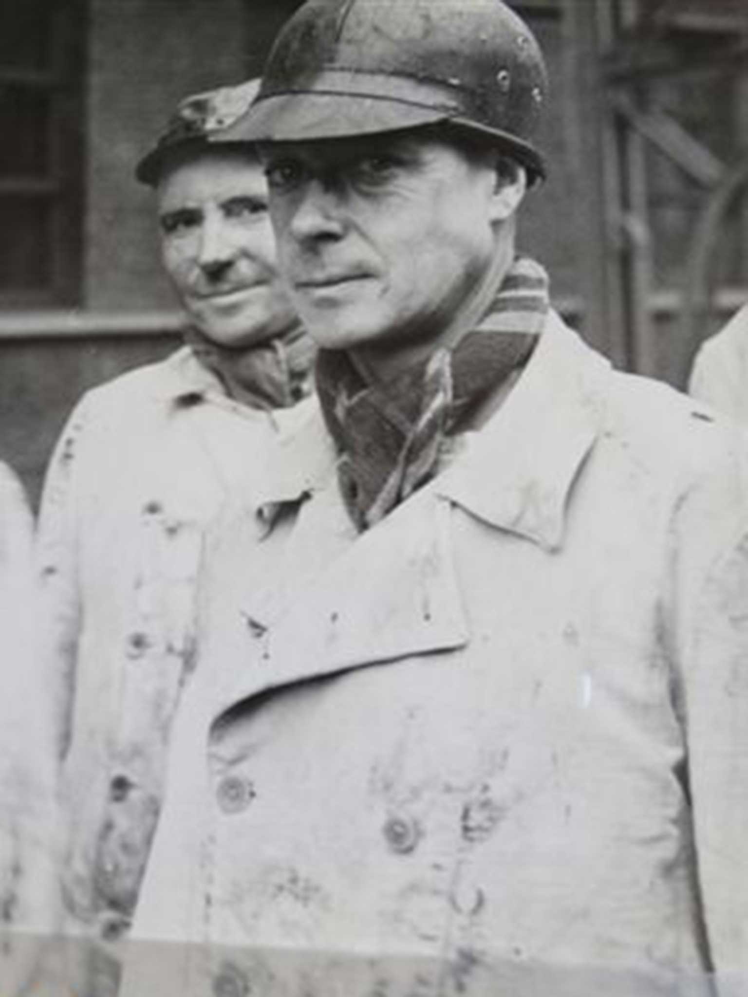 The Duke during his visit to the German mine (Morgan Evans &amp; Co Ltd)