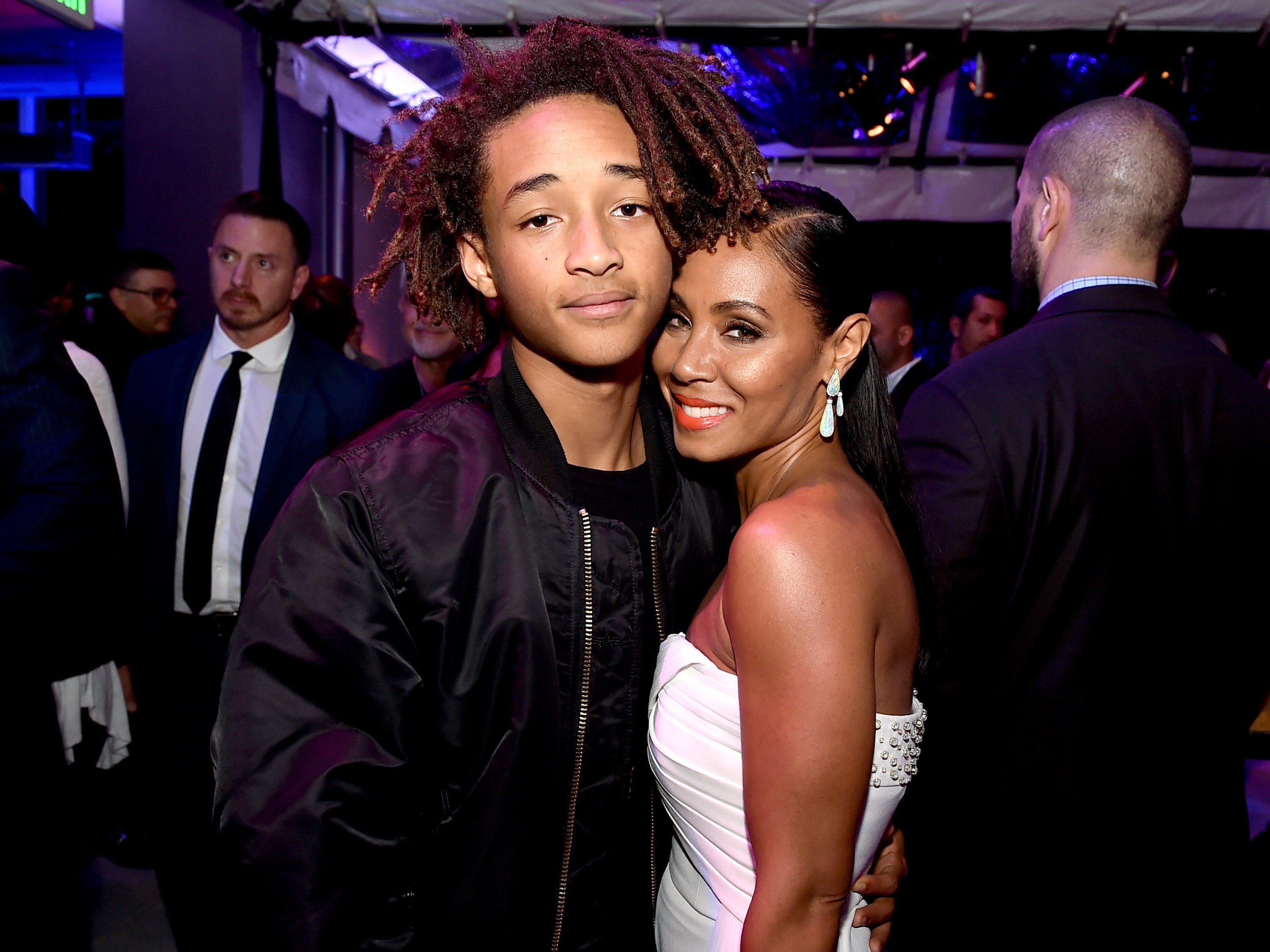 Jaden Smith and Jada Pinkett Smith