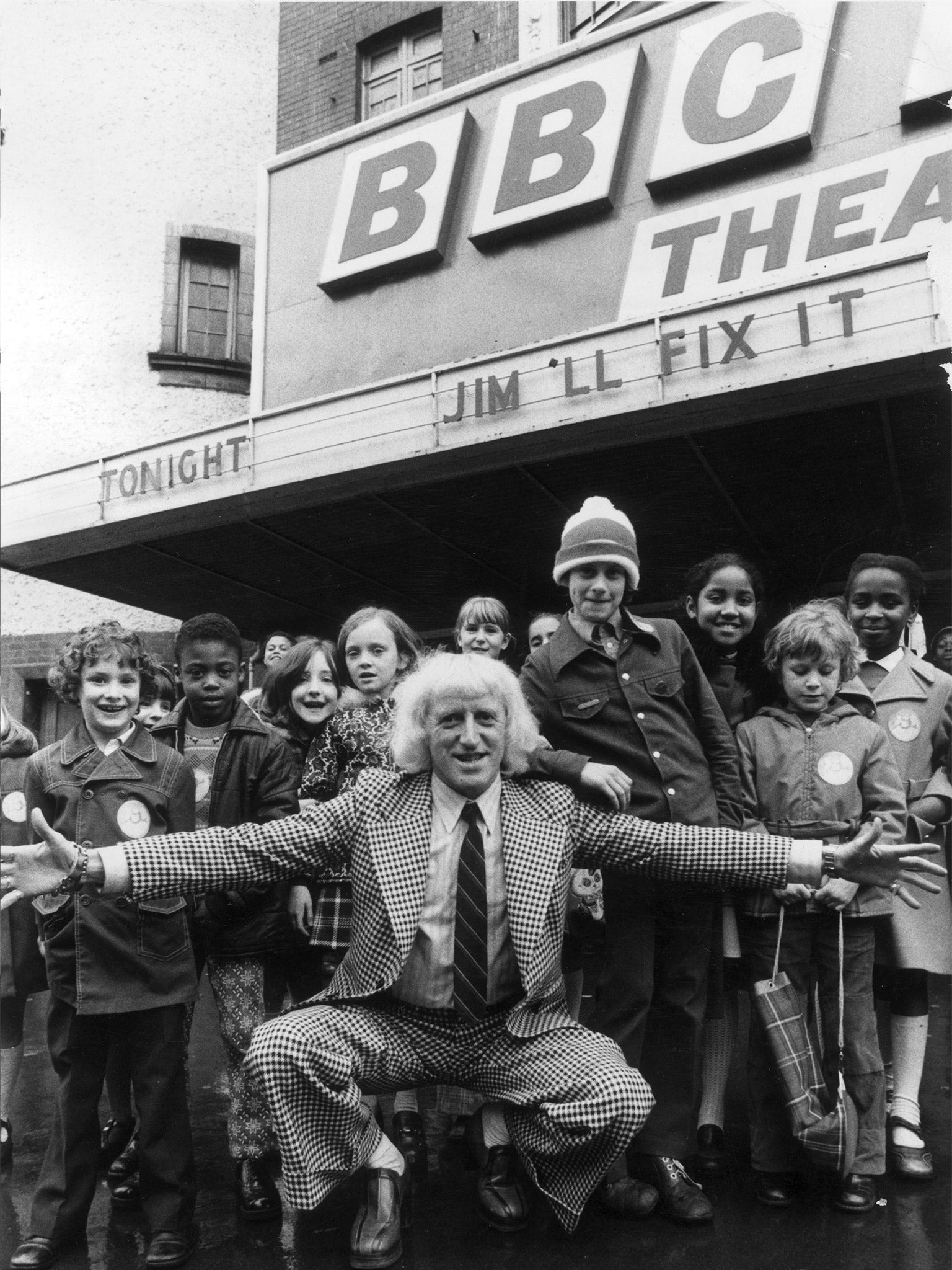 Jimmy Savile at the BBC in 1974 (Evening Standard/Getty)