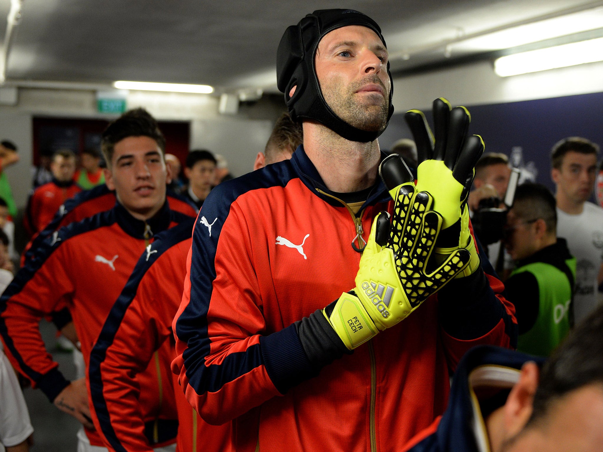 Game changer?: the signing of Petr Cech has given Arsenal's title credentials further credibility (Getty)