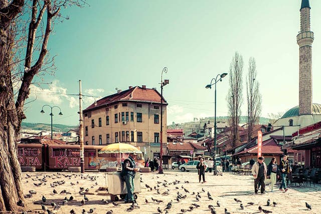 Pave the way: central Sarajevo