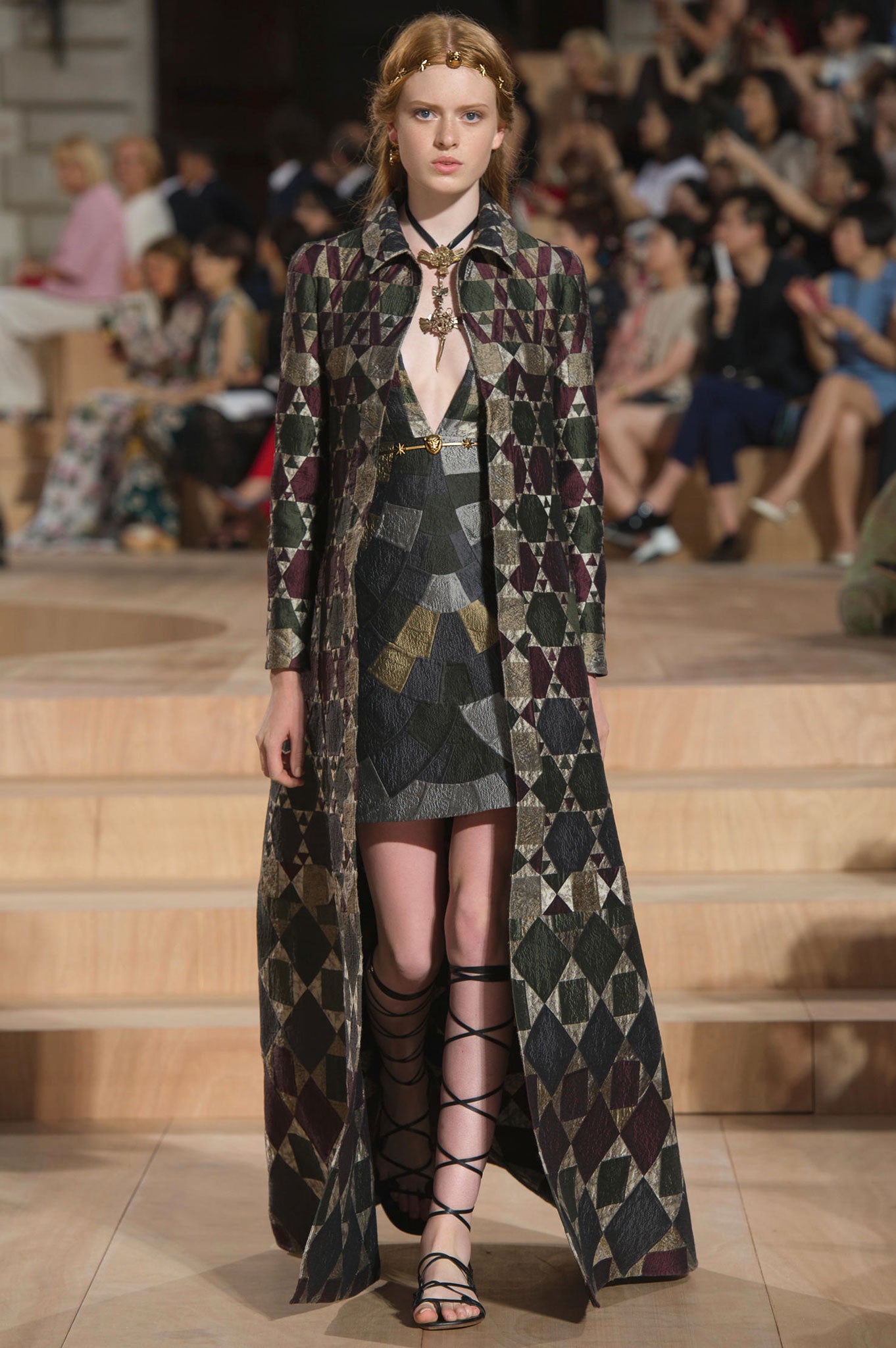 An ensemble from Valentino's autumn/winter 2015 haute couture collection