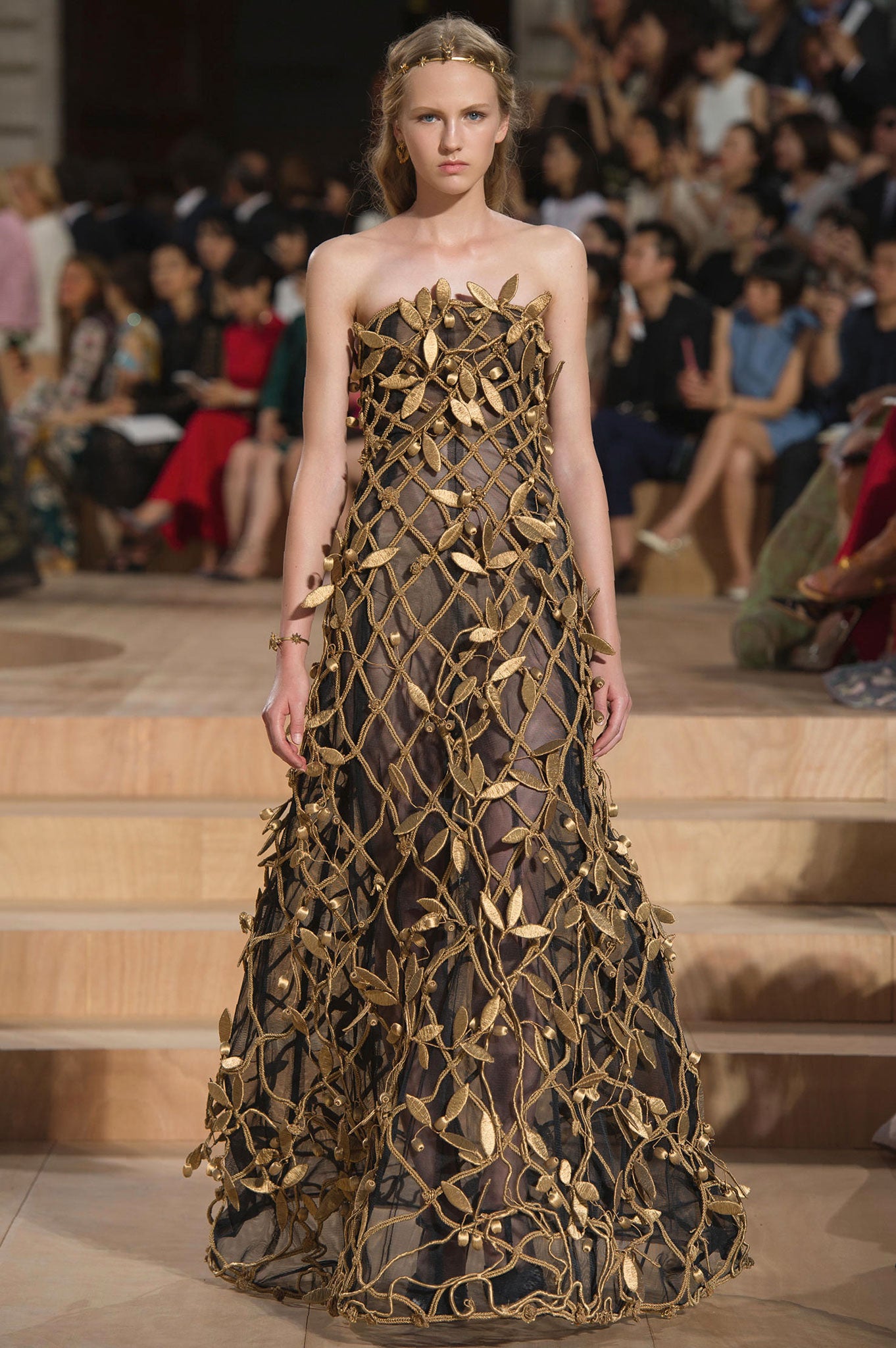 An ensemble from Valentino's autumn/winter 2015 haute couture collection