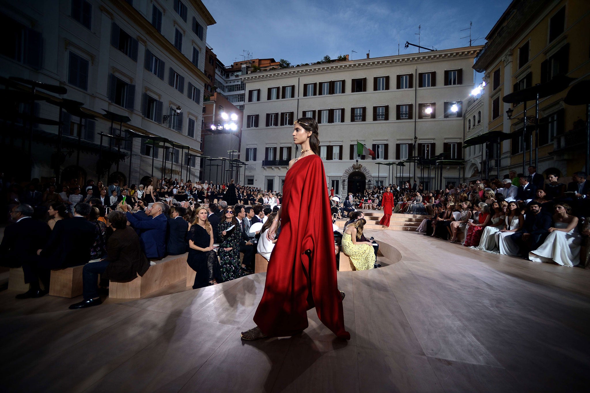Valentino's 2015 autum/winter haute couture show in Rome earlier this month