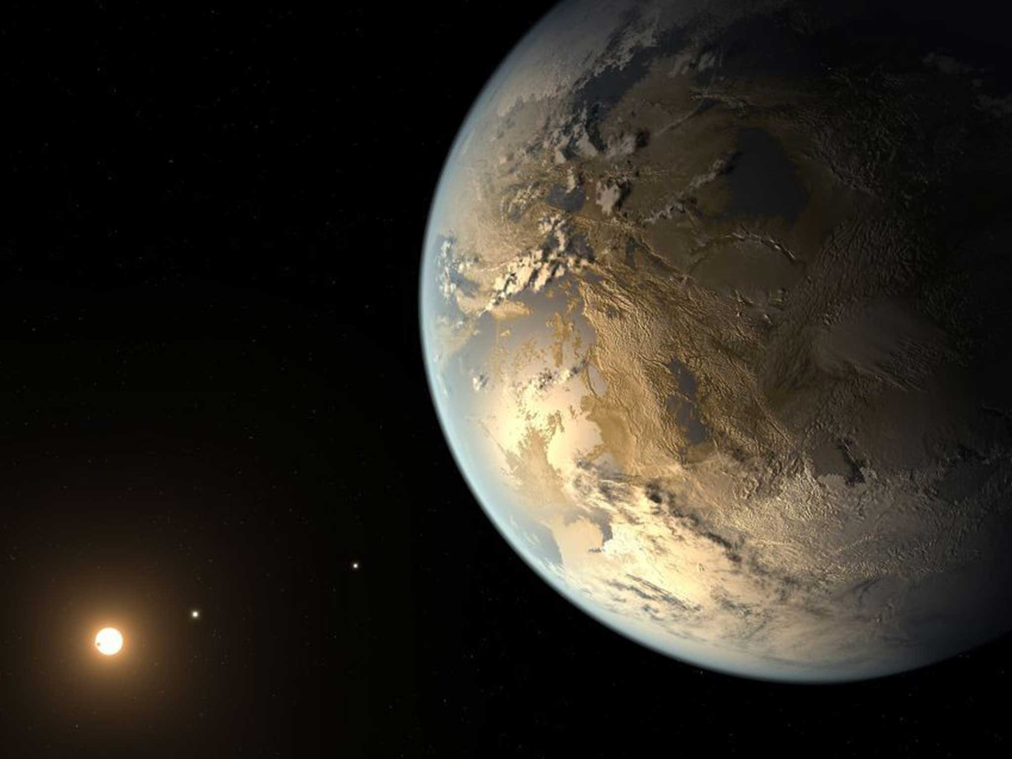 An artist concept of Kepler-452b